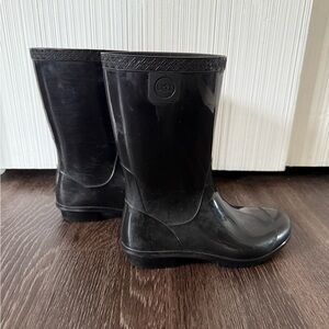 UGG Black Rain Boots